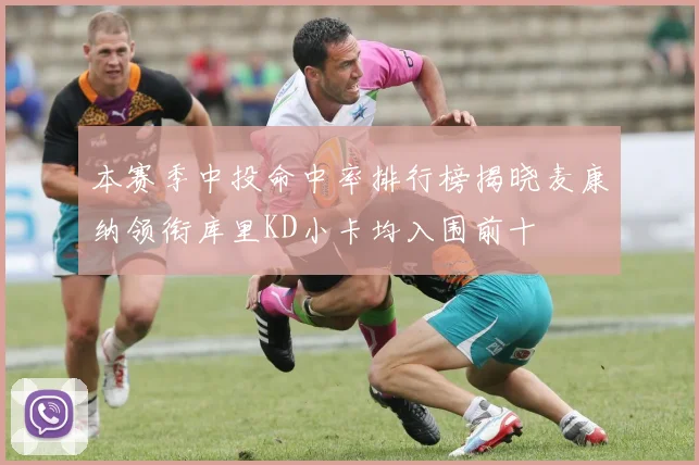 本赛季中投命中率排行榜揭晓麦康纳领衔库里KD小卡均入围前十