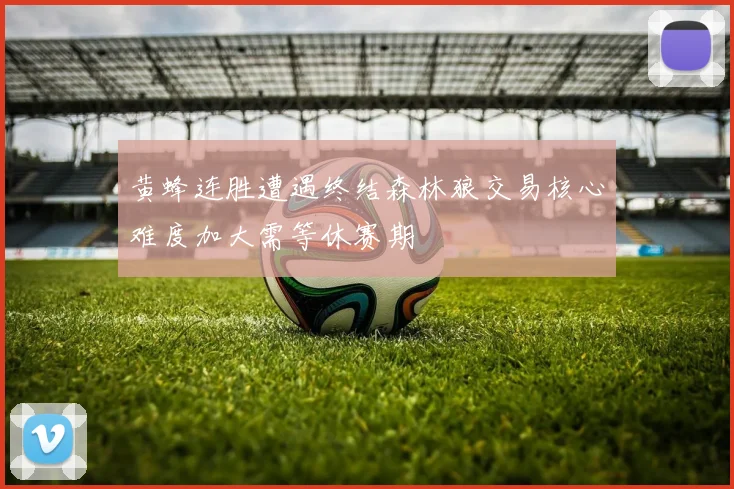 黄蜂连胜遭遇终结森林狼交易核心难度加大需等休赛期